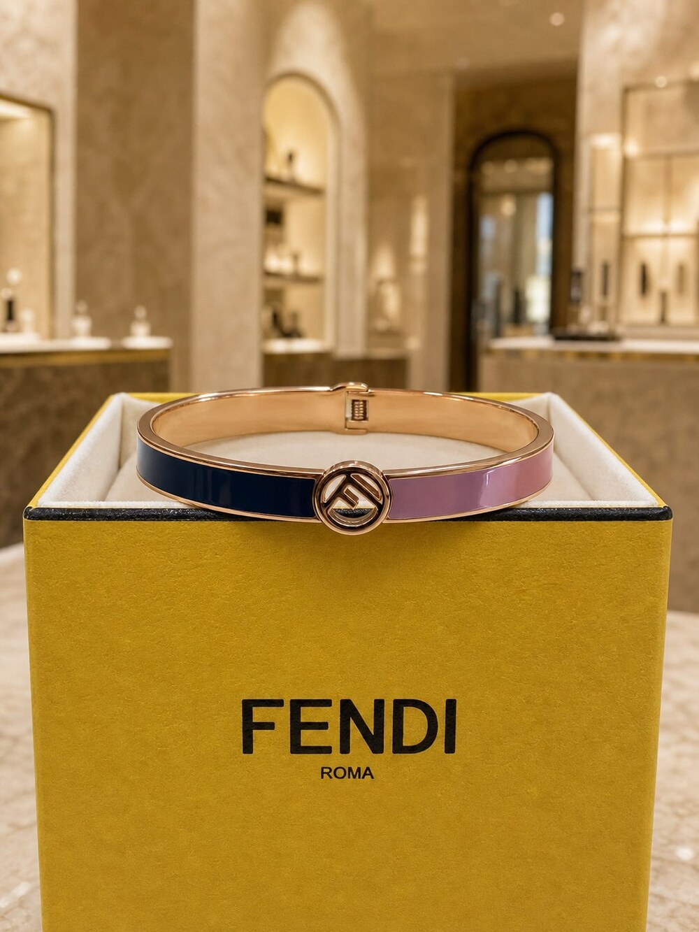 Fendi Modern Designer Bracelet Style 12 | New with Box - Picture 7 of 9